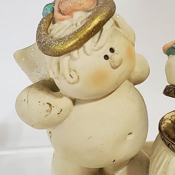 Vintage Nancye Williams Sprinkles Angel Hearts Trinket Box Figurine 3" 1990s - Picture 2 of 10